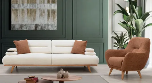 Product img 2, Sitella Yataklı Ahşap Ayaklı Koltuk Takımı